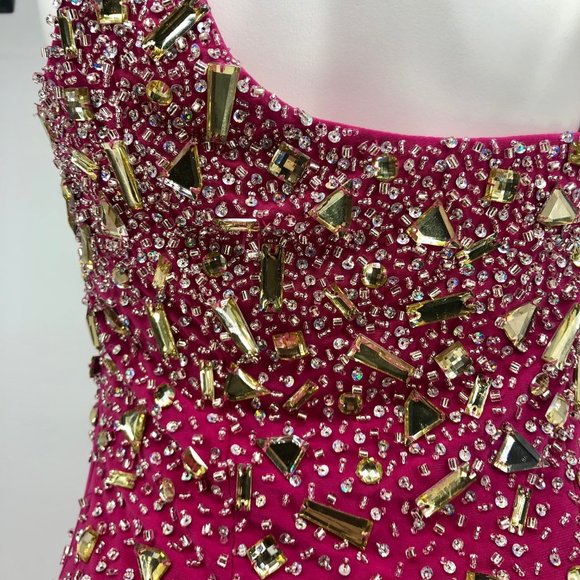 Vintage Gorgeous Formal Event Maxi Gown Pink 0 - Picture 11 of 14